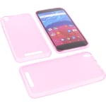 Bag for Archos Core 55 phone case protection cover TPU rubber case Pink