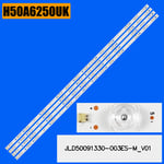 4 pcs For 1 TV LED Rétro-Éclairage Pour JL.D50091330-003ES-M_V01 LB50095 V0 LB59009C Doffler 50DUS86 50U5865 50A68E 50H6E 50H7608 50R6040E ""Nipseyteko®