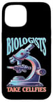 Coque pour iPhone 15 Biologists Take Cellfies Humour de laboratoire scientifique