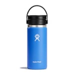 Hydro Flask - Travel Coffee Flask 473 ml (16 oz) - Vacuum Insulated Stainless Steel Travel Mug with Leak Proof Flex Sip Lid - BPA-Free - Wide Mouth - Cascade