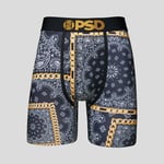 PSD Rich Bandana Gold Chain Paisley Red or Black Underwear Boxer Brief 22218003X