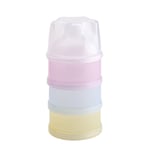 3-layer -Lock Stackable Milk Powder Dispenser Snack Storage Container