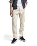 G-STAR RAW Men's Triple A Regular Straight Jeans, Beige (ecru D19161-D300-159), 29W / 30L