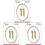 Fender 880CL Dura-Tone Acoustic Guitar Strings 11-52 (Pack of 3)