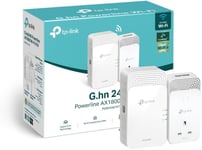 TP-Link Wireless G.hn2400 Powerline AX1800 Wi-Fi 6 Kit, Range Extender/Wi-Fi Bo