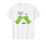 Cute Dinosaur Did You Eat The Last Unicorn Funny Dinosaur T-Shirt