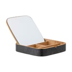 Bloomingville Mimmi bordspeil 19x19 cm Black-oak