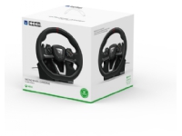 Hori Racing Wheel Overdrive, Ratt + Pedaler, Xbox Series S, Xbox Series X, D-pad, Kabel, Svart, Silver, Windows 10