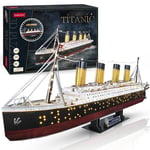 Titanic 3D Puzzle with Multi-Colour Lights