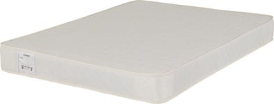 Cosmo 4ft6 135 cm Double Mattress in Cream Fabric 2 Man Delivery