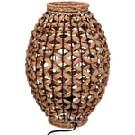 Webmarketpoint - Lampe en rotin naturel avec socle ø29h51,5 cm