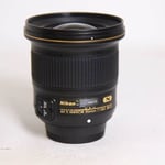 Nikon Used AF-S NIKKOR 20mm Lens f/1.8G ED