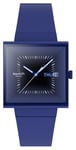 Swatch SO34N700 SQUARELY BLACKLIGHT (41.8mm) Gradient Blue Watch