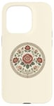 Coque pour iPhone 15 Pro Rose florale botanique, style bohème minimaliste, roses d'amour