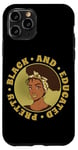 Coque pour iPhone 11 Pro Joli noir et éducatif Afro American Pride Retro 70's