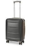 Pierre Cardin Marino 55cm Hardside Carry-On Suitcase Graphite