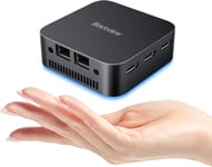 Mini Pc Mp80 16Gb Lpddr5 Ram 512Gb M.2 Ssd,Intel 12E Gen ¿¿¿(Jusqu'À 3,4Ghz),4K Uhd Pc De Bureau Windows 11 Pro,3 Hdmi,Gigabit Ethernet,5G Wifi,Pour Les Affaires/Le Home Cinéma