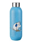 Stelton Keep Cool Vacuum Insulated Bottle 0.6 L. Moomin Skiing Blå