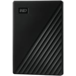 WD My Passport 1TB, USB 3.2, musta