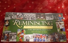 Reminiscing Sports Edition Board Game - Trivia Quest. Paul Lomond Games, Sealed