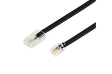 CORDON RJ11/RJ45 5M NOIR