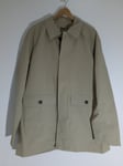 Esprit Beige Jacket Mens Mac Trench Coat Lined Size XXL - NEW With Tags