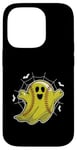 Coque pour iPhone 14 Pro Pichet attrape-balle molle fantôme d'Halloween