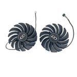 Ventilateur de refroidissement pour carte graphique MSI RTX3060,95mm,pour modèle RTX 3070 3060 3060Ti,2x OC,neuf - Type black 2-Fan