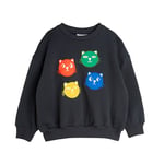 Mini Rodini Cool Cat Sweatshirt Black | Svart | 92/98 cm