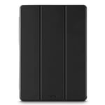 Hama Étui à Rabat pour Samsung Galaxy Tab S9 FE 10,9" (Fonction Support, Aimant, étui de Tablette pour Tablette S9 FE, Pliable, étui à Rabat, avec Porte-Stylo, Transparent) Noir