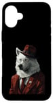 iPhone 16 Plus Samoyed Dog Suit Case