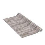 Adhésif Lamelle gris Perfect Fix®, Feuille d'effet bois, Feuille de meubles, Film adhésif, auto-adhésif, 67,5cm x 2m, 170µm (Épaisseur : 0,17 mm), Venilia 53352