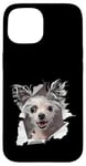 Coque pour iPhone 15 Chien chinois à crête