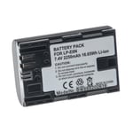 Battery for Canon EOS 7D Mark II 70D 90D R 6D Mark II 6D 80D 7D 60Da 2250mAh