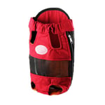 Sac de Transport pour Animaux Red Pet Pet Backpack Jambes Out Front-Dog Transporteur Sac à Dos Réglable Pet Sac À Dos Portable pour la Marche Randonnée Vélo et Moto Portable Pliable (Taille : S)