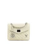 19V69 ITALIA Women's Handbag Beige V024-s Sauvage Bag Made in Italy, 27x19x7 cm