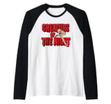 Rocky Horror Show Creature Of The Night Red Text Legs Raglan Baseball Tee