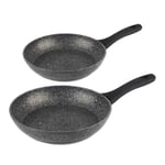 Salter Frying Pan Set Non-Stick Induction Metal Utensil Safe Megastone 20/28cm