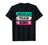 Dominoes King Mens Mexican Train King T-Shirt