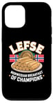 iPhone 12/12 Pro Lefse Norwegian Breakfast If Champions - Norway Food Case