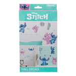 Décor Mural Enfants Disney: Stitch & Angel, Licence Officielle. Stickers Dessins Animés Réutilisables, Rose & Violet. Idéal Cadeau | Paladone