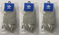 3 x Adidas Trefoil Liner Triple Pack UK 2.5 - 5 Women's Trainer Socks (9 Pairs)