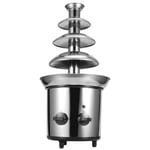 Stainless Steel 4 Layer Electric Chocolate Fountain Machine For Weddings