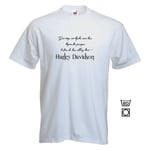 T-shirt - Det sägs att lycka...Harley Davidson M