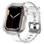 Spigen Apple Watch 40/41mm Skal med armband Liquid Crystal Pro Crystal Clear