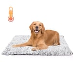 Nobleza Tapis Chauffante pour Chien Chat, Couverture Chauffant Chien sans Électricité, Tapis pour Chien Auto-Chauffant Fluffy Lavable, Couverture Thermique Chien Antidérapante, 115x70cm