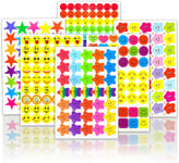 4980  PCS  Stickers ( 60  Sheet )  Happy  Face  Stickers  and  Star  Stickers  f