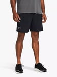 Under Armour Launch Long Running Shorts, Black/Reflective