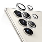 ESR for Samsung Galaxy S23 Ultra Camera Lens Protectors, Individual Lens Protectors, Scratch-Resistant Ultra-Thin Tempered Glass Camera Protector for S23 Ultra, 1 Set, Silver