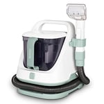 H.Koenig Nettoyeur Détacheur TWT77, Shampouineuse, Nettoyeur Tapis Canapé et Tissu, Double Réservoir, Brosse de Rechange Inclus, Puissant et Compact, 650W